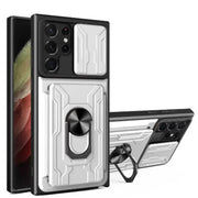 Shockproof Card Slot Case for Samsung Galaxy Note & S Series (White) – view 1