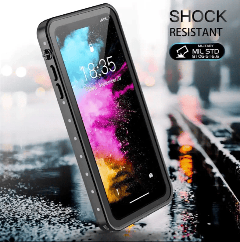 techplus iPhone X Waterproof Case Redpepper Full Protective Cover Redpepper Waterproof Case for iPhone X 360 Protection