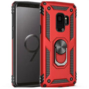 Shockproof Ring Holder Case for Samsung Galaxy Series (Red) – view 1
