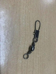 Decoro General Black Interlock with Barrel Swivel #6 Decoro Black Interlock Barrel Swivel Size 6 100 Pack