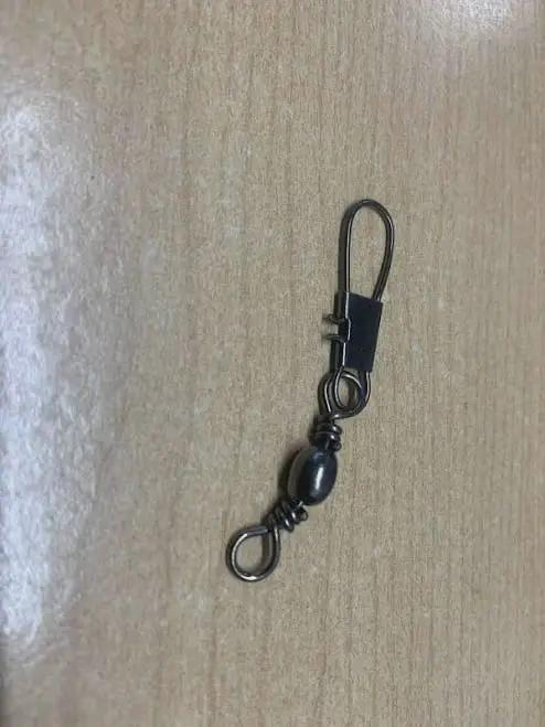Decoro General Black Interlock with Barrel Swivel #6 Decoro Black Interlock Barrel Swivel Size 6 100 Pack