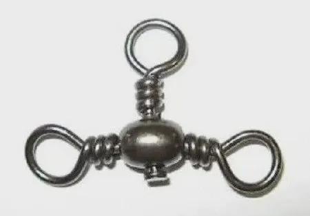 Decoro SWIVEL Cross-line Swivel Black 2/0 X 20pcs Decoro Crossline Swivel Black Two Zero 20 Pack