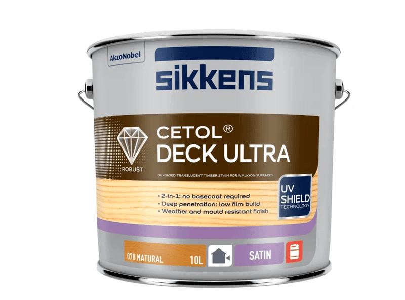 Sikkens Cetol Deck Ultra Natural Oil-Based Stain 10L