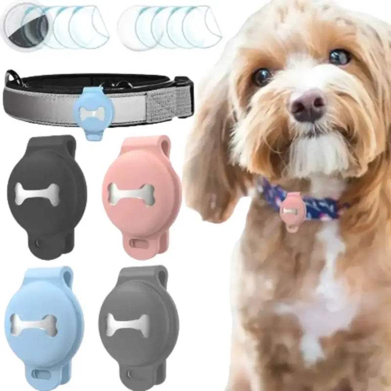 Habicare TWS Silicone AirTag Pet Collar Holder Silicone AirTag Pet Collar Holder