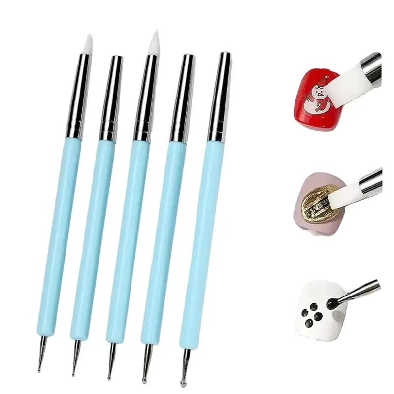 Habicare HBC Silicone Clay Sculpting Tool Set (5pcs) Silicone Clay Sculpting Tool Set (5pcs)