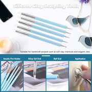 Habicare HBC Silicone Clay Sculpting Tool Set (5pcs) Silicone Clay Sculpting Tool Set (5pcs)