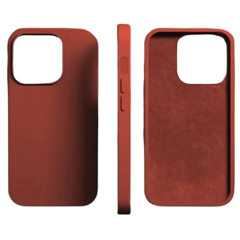 Silicone iPhone Case (iPhone 6 to iPhone 15 Series) - Available in light blue, red & black – view 5