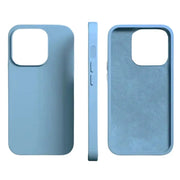 Silicone iPhone Case (iPhone 6 to iPhone 15 Series) - Available in light blue, red & black – view 4