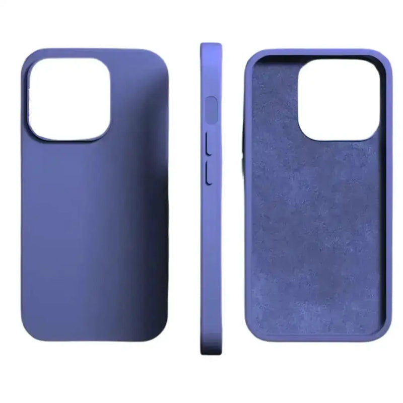 Silicone iPhone Case (iPhone 6 - iPhone 15 Series) - Available in green, purple & navy – view 5