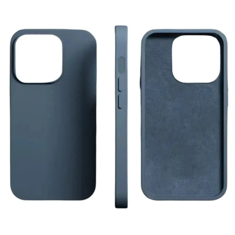 Silicone iPhone Case (iPhone 6 - iPhone 15 Series) - Available in green, purple & navy – view 3