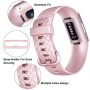 Silicone Replacement Band for Fitbit Charge 3/3SE/4 (available in 2 sizes & 14 colours) – view 19