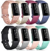 Silicone Replacement Band for Fitbit Charge 3/3SE/4 (available in 2 sizes & 14 colours) – view 1