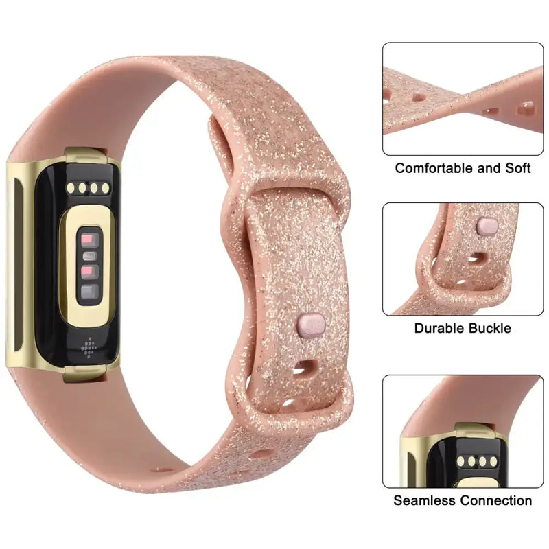 Silicone Sport Strap for the Fitbit Charge 5 Series (25 colours available) – view 2