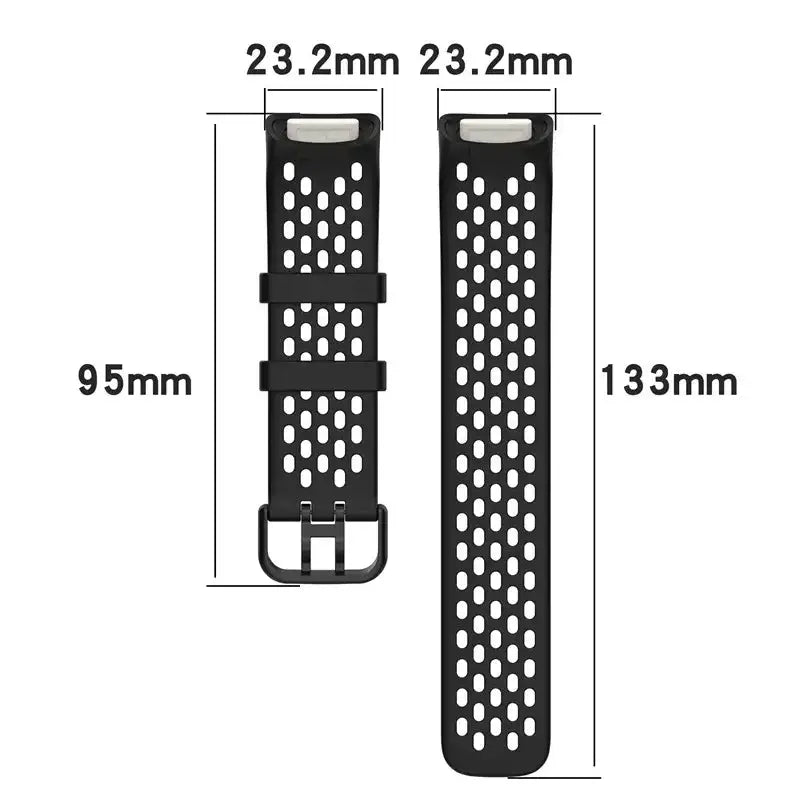 Silicone Strap for the Fitbit Charge 5/6 Series (12 colours available) – view 2