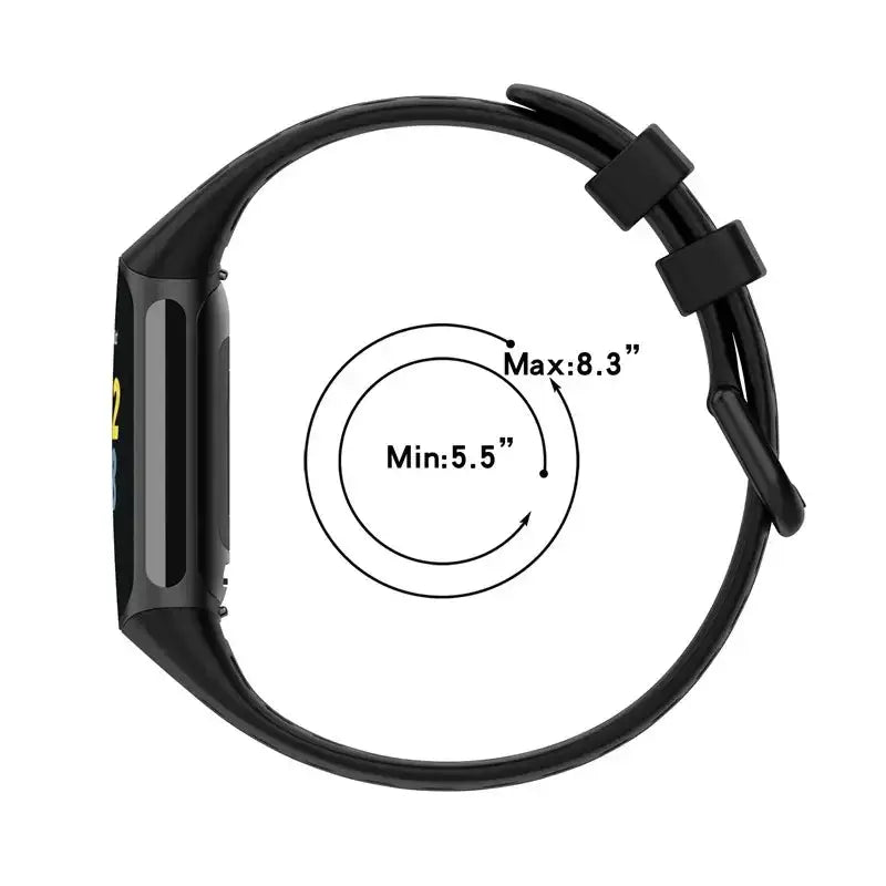 Silicone Strap for the Fitbit Charge 5/6 Series (12 colours available) – view 4