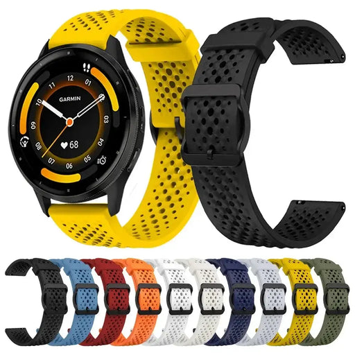 Silicone Strap for the Garmin Forerunner & Venu Series (20mm/22mm) (20 colours available) – view 1