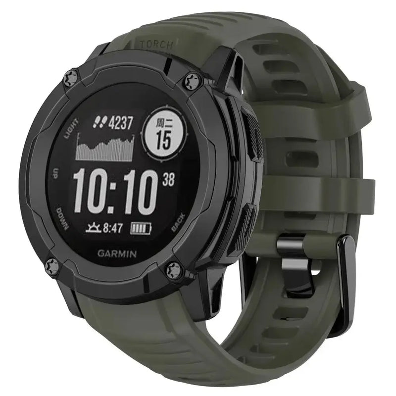 Silicone Strap for the Garmin Instinct 2X Solar Series (available in 4 colours) – view 2
