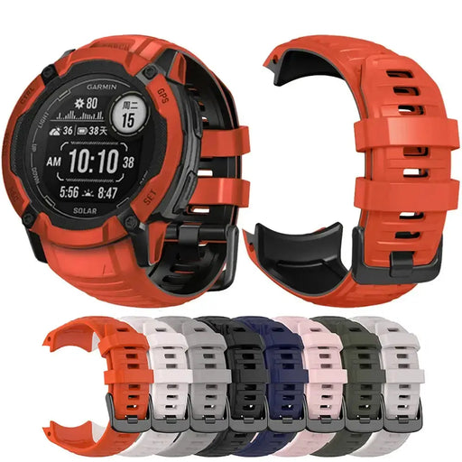Silicone Strap for the Garmin Instinct 2X Solar Series (available in 4 colours) – view 1