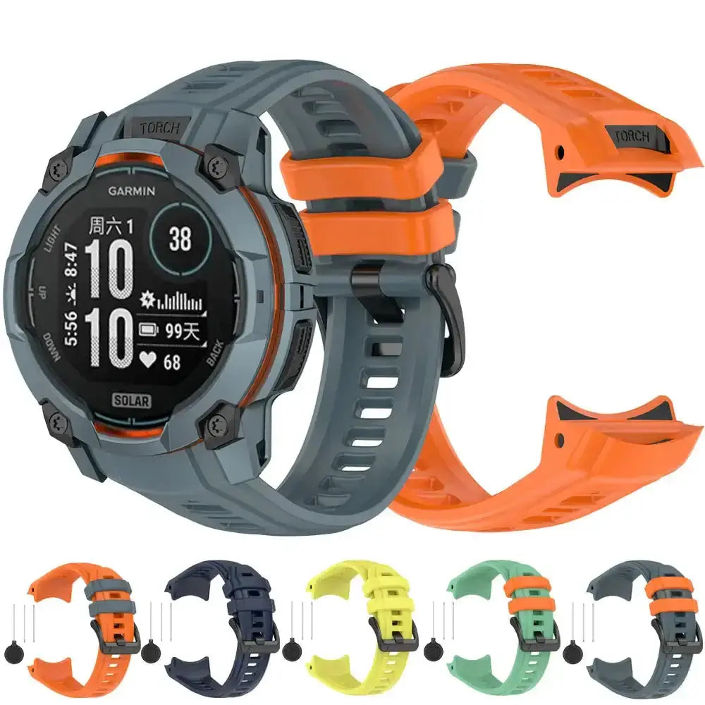 Silicone Strap for the Garmin Instinct 3/3 Solar Series (45 & 50mm) (12 colours available) – view 1