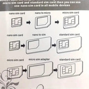 9eight5 Phone/Tablet Accessories Sim Card Adapter Set Sim Card Adapter Set