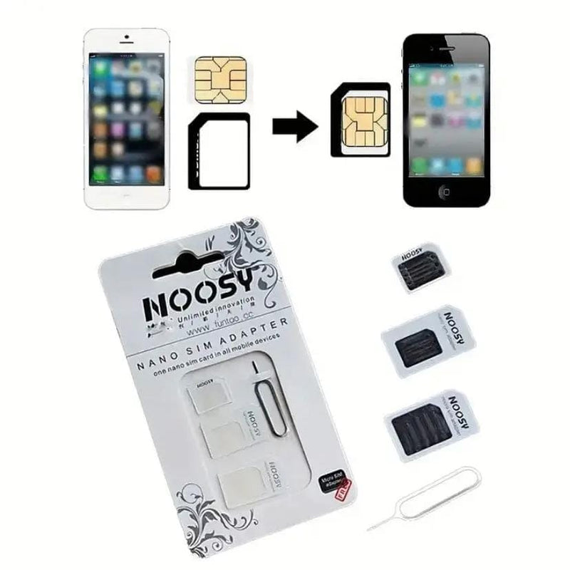 9eight5 Phone/Tablet Accessories Sim Card Adapter Set Sim Card Adapter Set