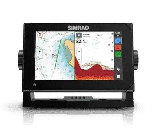Simrad NSX 3007 7 Inch AI XDCR Chartplotter with AUS NZ Charts for Anglers and Coastal Navigators Bright SolarMAX IPS