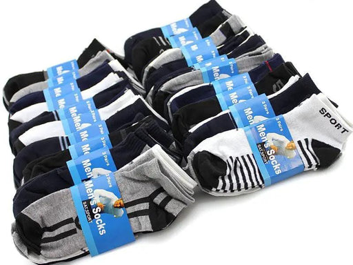 dealonline.co.nz dealonlinenz Men's Ankle Socks WHOLESALE - (60 Pairs) Men's Ankle Socks WHOLESALE - (60 Pairs)
