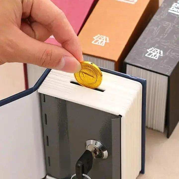 9eight5 Tools & Models Small Book Safe (Lock Box) / Money Tin Small Book Safe (Lock Box) / Money Tin