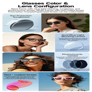 Smart AI Camera Glasses – 8MP HD, Photo/Video, Waterproof (5 types available) – view 20