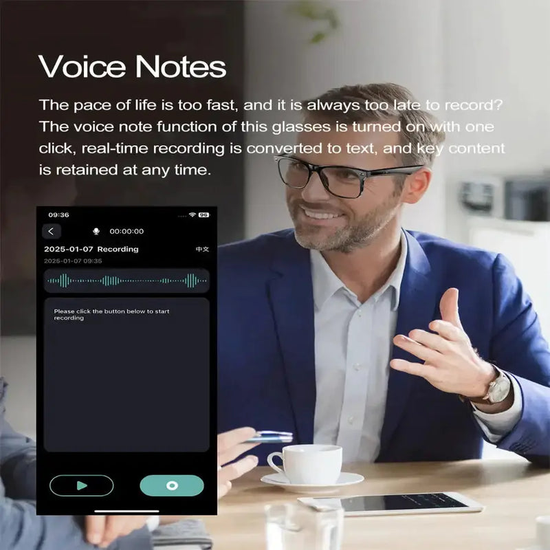 Smart AI Glasses – Bluetooth, Translation, Music & Calling (different models available) – view 6