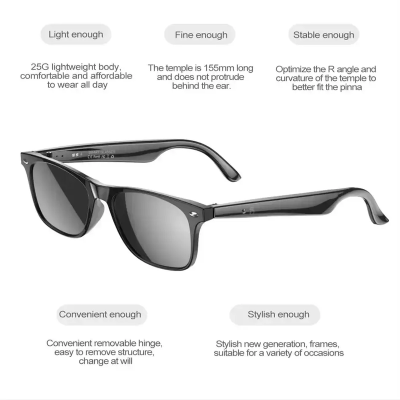 Smart AI Glasses – Bluetooth, Translation, Music & Calling (different models available) – view 11