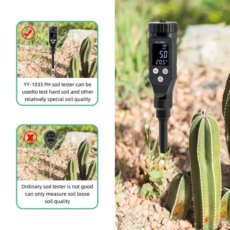 Smart Bluetooth Soil pH Meter 0–14 for Plants & Hydroponics – view 4