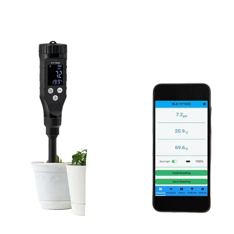 Smart Bluetooth Soil pH Meter 0–14 for Plants & Hydroponics – view 9