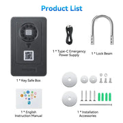 Smart Fingerprint Key Lock Box (different models available) – view 16