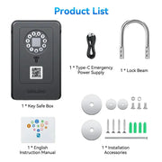 Smart Fingerprint Key Lock Box (different models available) – view 17