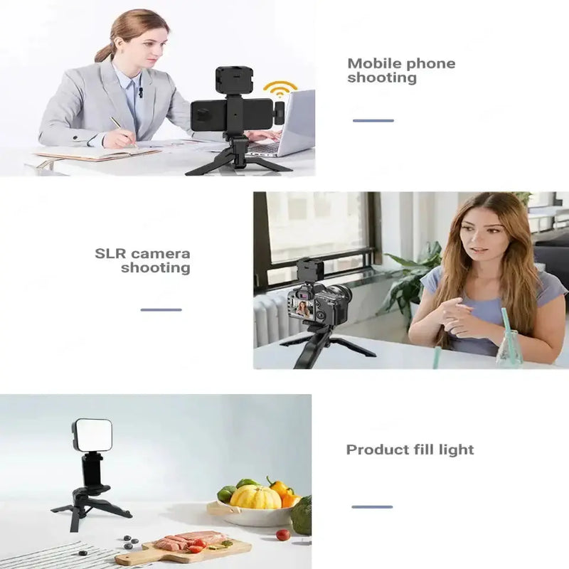 Smartphone Video Kit with Mic, LED Light & Tripod (2 types available) – view 7