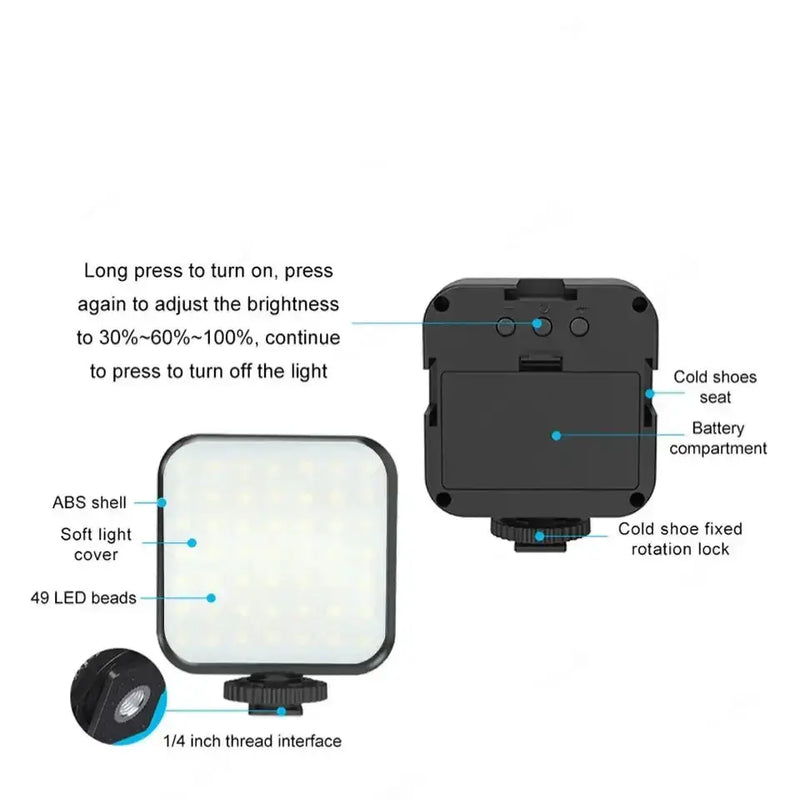 Smartphone Video Kit with Mic, LED Light & Tripod (2 types available) – view 10