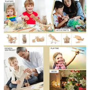 9eight5 3D Puzzle Snowflake Ornaments Snowflake Ornaments