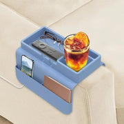 Habicare Silicone Sofa Armrest Tray with Dual Cup Holders Silicone Sofa Armrest Tray with Dual Cup Holders