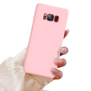 Soft Silicone Cover for Samsung Galaxy Note & S Series (Pink) – view 2