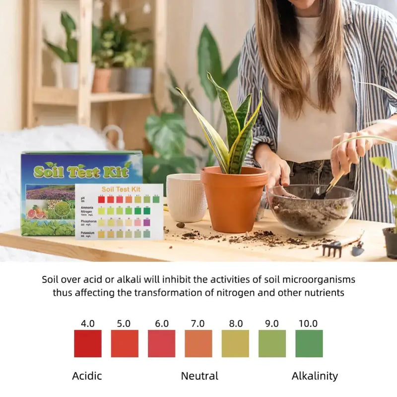 Habicare HBC Soil Test Kit for pH, NPK & Nutrients for Garden & Farm Soil Test Kit for pH, NPK & Nutrients for Garden & Farm
