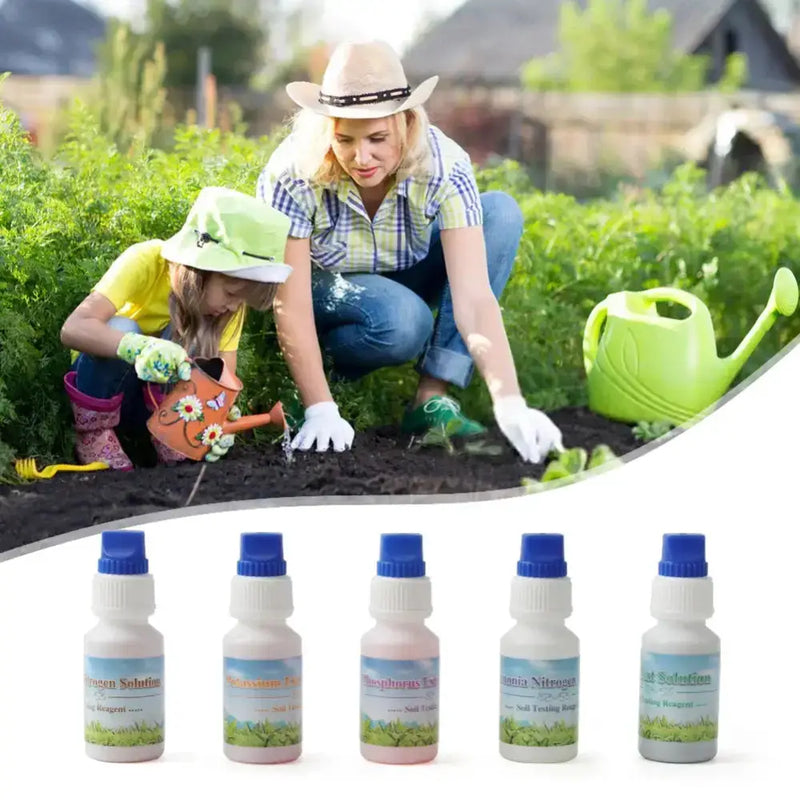Habicare HBC Soil Test Kit for pH, NPK & Nutrients for Garden & Farm Soil Test Kit for pH, NPK & Nutrients for Garden & Farm