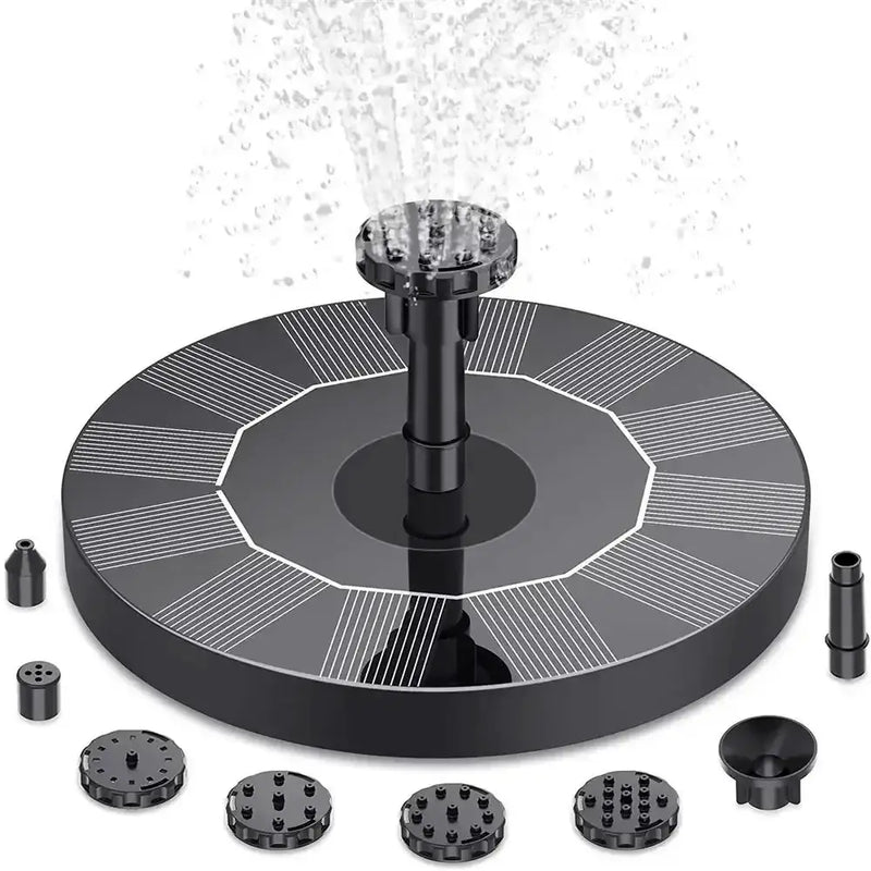Habicare SS Solar Fountain Floating Pump – 13/16/18cm Solar Fountain Floating Pump – 13/16/18cm