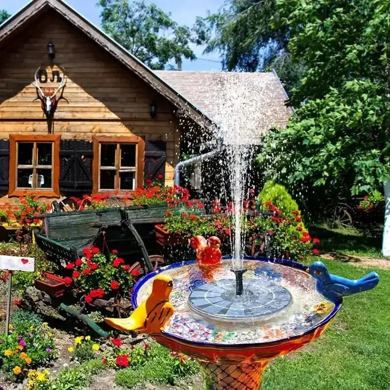 Habicare SS Solar Fountain Floating Pump – 13/16/18cm Solar Fountain Floating Pump – 13/16/18cm