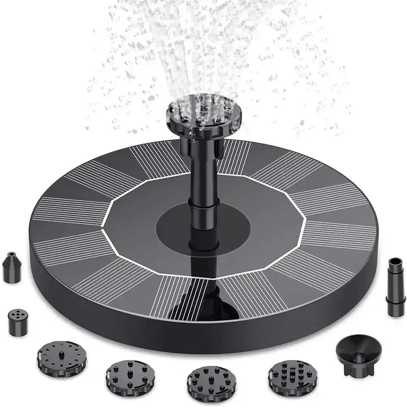 Habicare SS Solar Fountain Floating Pump – 13/16/18cm Solar Fountain Floating Pump – 13/16/18cm