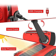 Habicare SS Solar Hand Crank Emergency Radio & Power Bank Solar Hand Crank Emergency Radio & Power Bank