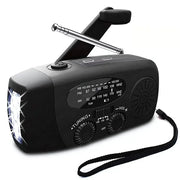 Habicare SS Solar Hand Crank Emergency Radio & Power Bank Solar Hand Crank Emergency Radio & Power Bank