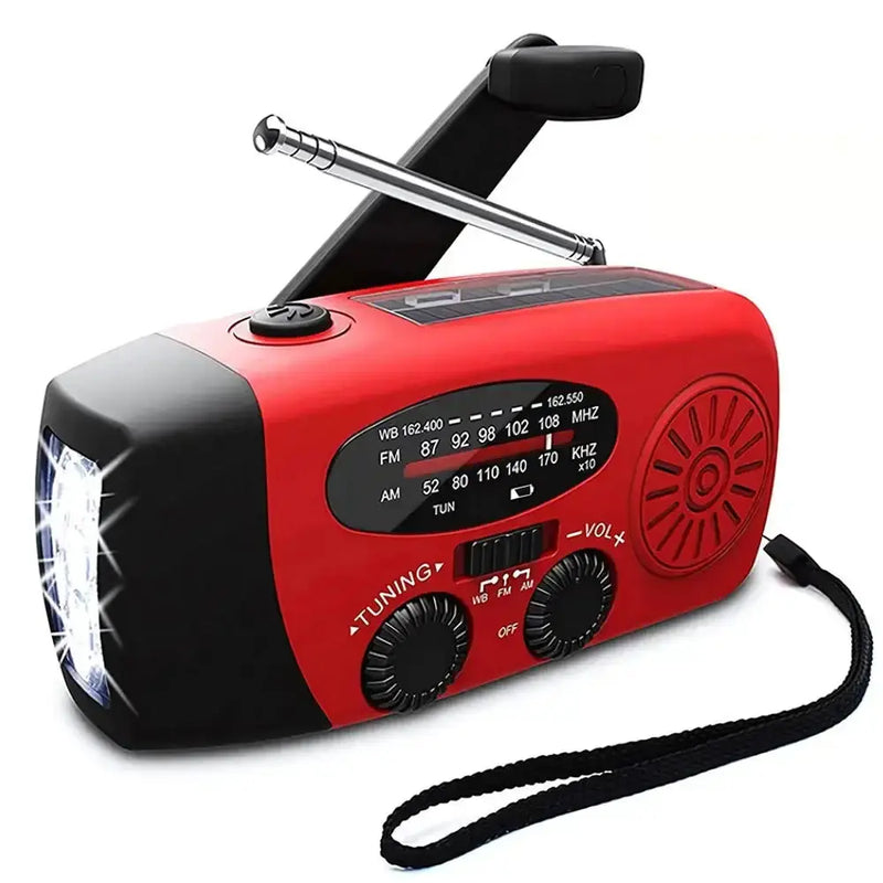 Habicare SS Solar Hand Crank Emergency Radio & Power Bank Solar Hand Crank Emergency Radio & Power Bank