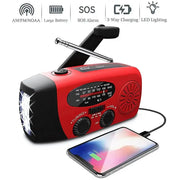 Habicare SS Solar Hand Crank Emergency Radio & Power Bank Solar Hand Crank Emergency Radio & Power Bank