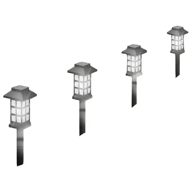 Habicare SS Solar LED Pathway Lights (2/4/6/8Pcs) Solar LED Pathway Lights (2/4/6/8Pcs)
